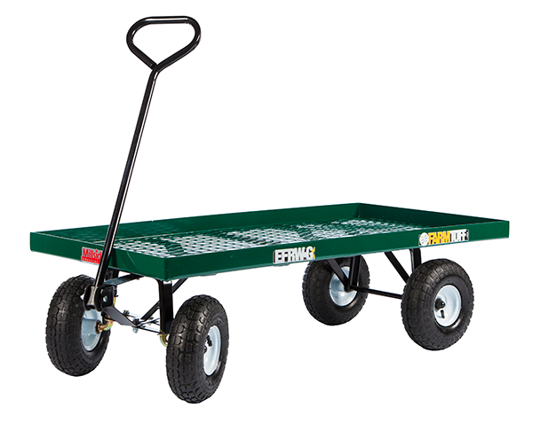 Metal Deck Wagon with Flat Free Pneumatic Tires - 24